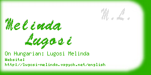 melinda lugosi business card